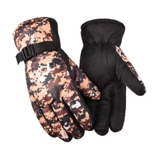 Waterproof Cold-proof Ski Gloves Winter Cycling Gloves Thermal Resistance Outdoor Sports Gloves Breathable Finger Gloves