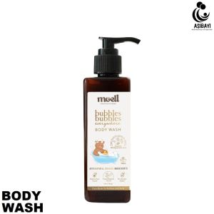 Moell Body Wash Bubbles Everywhere Sabun Mandi Bayi Natural Organic