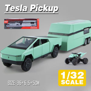 เคลื่อนไหวของ Tesla Cybertruck รถกระบะโลหะ RV ให้เล่นอัลลอย สำหรับยานพาหนะ Kids Toys กระบวนการ ราคาที่สี่สุด