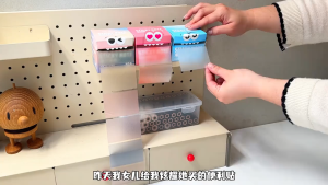 Box Sticky Notes Transparent Pearlized Sticky Notes with Full Adhesive for Office and School Use