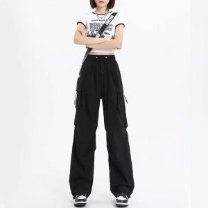 CARGO PANT WANITA HIGHWAIST LOOSE KOREAN STYLE CELANA KARGO WANITA KEKINIAN