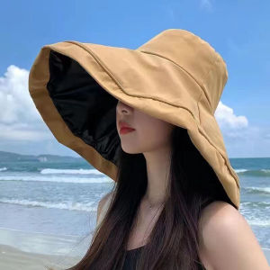 Extra Wide Brim Sun Hat Women Summer Beach 13cm Large Brim With Styling Aluminum Wire Sun Hat With Cover Uv Block Ladies Summer