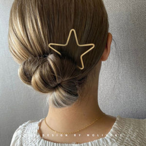 Minimalist Fashion Young Adult Back Head Updo Gadget Hairpin Cute Headwear Elegant Metal Hairpin Accessories Hair Plug