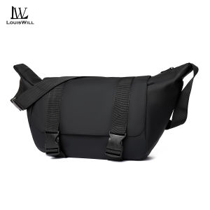 LouisWill Mens Shoulder Bag Fashion Crossbody Bag Large Capacity Messenger Bag Casual Lightweight Shoulder Bag Waterproof Bag Sling Bag Leisure Bag
