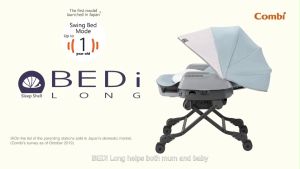 Combi Baby Nemulila BEDi Long Auto Baby Swing 118378 | Applicable Age: Newborn to 4 Years Old Approx.