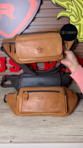 Rush Rider XL Genuine Leather Waist Bag Men Pouch Bag