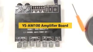 YS-AM100 Bluetooth digital power amplifier 50Wx2+100W amplifier Bluetooth 5.0 Amplifier Board TPA3116D2