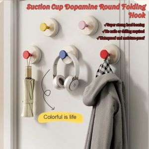 Detachable Suction Cup Hook Punch-Free Strong Load-Bearing Hook Waterproof And Moisture-Proof Bathroom Hanging Holder