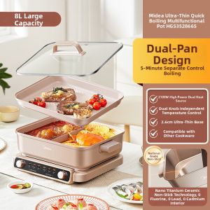 Midea | Fast Boil Non-Stick Multi-Function Hot Pot