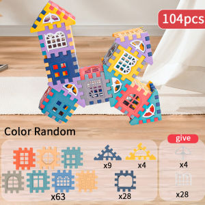 Large scale house building block simulation window design kindergarten construction creation of boys and girls large house bui