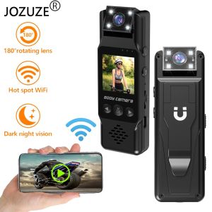JOZUZE New Wifi Mini Camera 1080P Portable Digital Video Recorder Worn Police Small Body Cam Night Vision DV Miniature Camcorder