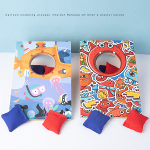 Kids Concentration Training Primary School Student Sandbags Game Toy Matching Interactive Sandbags Game Board Family Hand-Eye Coordination Male