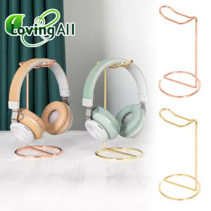 Earphone Holder Stainless Steel Headphone Storage Bracket Desktop Universal Supporting Metal Hanger Household