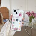Cute Star Kirby Phone Case for iPhone 14/13 pro Max 11 Insertable Card Protective Shell Transparent Anti-Fall XR pro Card Holder Cover. 