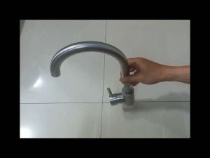 Vòi rửa bát nóng lạnh vòi rửa chén nóng lạnh inox 304 gắn chậu vòi bếp nóng lạnh cần cứng sus 304