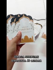 AMPLOP LEBARAN UKURAN MEDIUM / AMPLOP LEBARAN SNACK 1 PACK ISI 10 LEMBAR