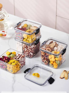 Moisture-proof Storage Jar Four Compartments