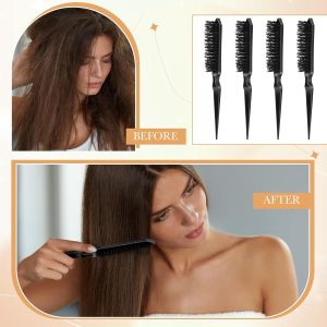 1/5/6 Pcs Pro Salon Hair Brushes Comb Slim Line Teasing Back Combing Hair Brush Slim Line Styling Tools DIY Kit Hair Combs