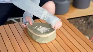 กระเป๋า จัดเก็บ ถ้วย Sierra Cup และ อุปกรณ์ ISE MOUNT ผ้าออกซ์ฟอร์ด สําหรับตั้งแคมป์ กลางแจ้ง สินค้าส่งจากไทย