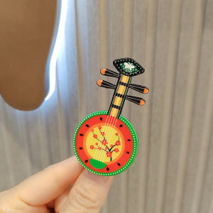 คลิปติดผมแบบจีนโบราณสำหรับผู้หญิง คลิปผมสไตล์ปิโป้สไตล์จีนโบราณสำหรับเสื้อผ้าคลุมศีรษะแบบโบราณ