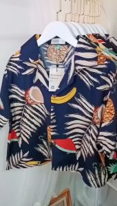 ครอป ฮาวายผู้หญิง รูปแบบ Free size อก 39" (Hawaii Crop Top for Women, Free Size 39")