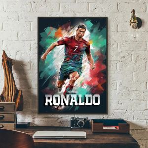 Portugal Super Football Star CR7 Cristiano Ronaldo Anime Posters Sticky HD Quality Poster Wall Art Canvas Painting Study Wall De