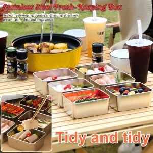 กล่องถนอมอาหารสแตนเลส กล่องอาหารสูญญากาศ ภาชนะบรรจุอาหารความจุขนาดใหญ่