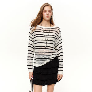 DUSHU | Loose Hollow Out Knit Top