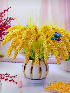 DIY สร้อยคอทองน้ำหนักเบา หัวข้าวโพด 5 ชนิด วัสดุ หัวข้าวโพด ลูกปัด ลูกปัดหลวม ดอกไม้ ชุดอุปกรณ์ทำเครื่องประดับ