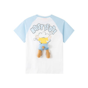 Cute Teddy Cloud Funny Versatile Kids T-shirt