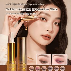 Best Seller🔥 Gradient Dual Color Eyeshadow Stick Rotating Design Easy to Carry Eyeshadow Stick Shimmer Matte Dual Texture Eyeshadow Stick