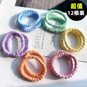 K-style Thick High Elastic Balls Hair Rope Rubber Band Hair Band Adults Hair Rope Tied Ponytail Hair-Binding Does Not Hurt Hair Accessories