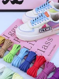 0.9cm Half-Round Shoelaces High-Quality Laces for Sneakers and Basketball Shoes 1Pair/3Pair