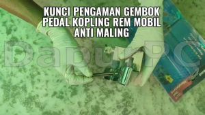 Kunci Pengaman Mobil Gembok Pedal Kopling Rem Anti Maling Security