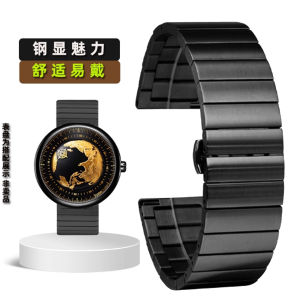 Reemilong Stainless Steel Watch Band Quick Release Male Model Large Gorilla Blue Planet X Series Compatible with Ciga Design