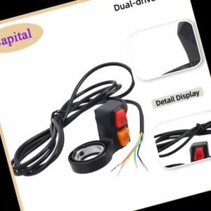 Electric Bicycle Scooter High and Low Speed Switch Single and Double Motor Drive Control Switch