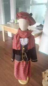 Boys Ethnic Scottish Tartan Clansman Cosplay Outfit Kids Around The World Book Day Week Halloween Party Costume