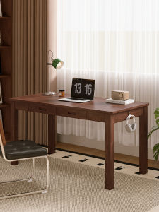ZHUOHE | Bàn Sách Gỗ Nguyên Miếng Được Hỗ Trợ