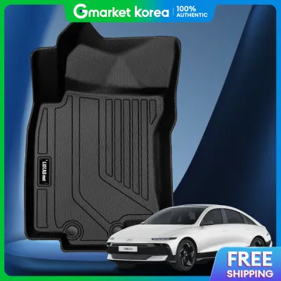 Lucas Ioniq 6 Tpe Mat 1St Row + 2Nd Row Car Eco-Friendly 3D Floor Mat Car Mat Automobile Mat Tpe
