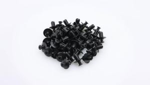10 25 50 100pcs Car Fasteners Rivets Clips 6mm /8mm Bumper Door Panel Fender Liner Clips Plastic Trim Panel Retainer For Toyota