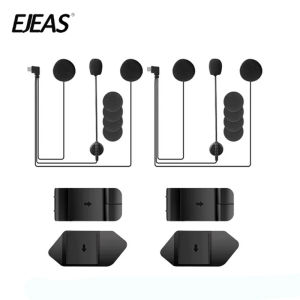 EJEAS | Tai Nghe EJEAS Chính Hãng Dành Cho Mũ Bảo Hiểm Xe Máy V6 PRO+/V4 PLUS Loại Cắm Type-C Có Loa Micro Kèm Kẹp Và Đế (tùy Chọn)
