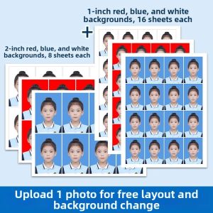 SHIJIKAIYUAN | Background Color Change Photo Printing Size Modification Editing Service