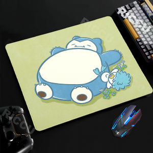 Potdemiel | Cartoon Cute Snorlax Doll Mouse Pad Small Size Mouse Pad Creative Computer Keyboard Washable Anti-slip Rubber Wear-resistant Rug