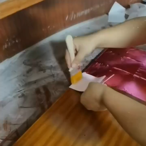 gold leaf Lembaran Daun Emas untuk lukisan patung berlapis emas pasta kerajinan pasta dekorasi emas (emas imitasi)