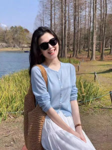 SHUQINGLAI | Sun Protection Knit Cardigan Thin Style