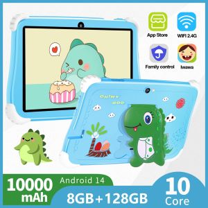 NEW Dinosaur Childrens learning Tablet 7.0-inch Ultra Clear Screen Memory 8GB RAM +128GB ROM