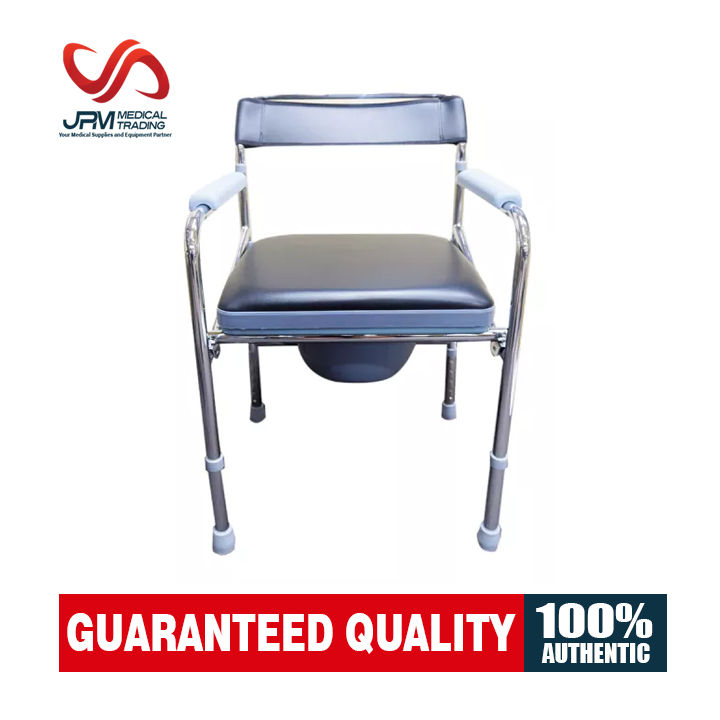 Commode Chair With Foam ( W/ Wheels ) (W/O Wheels ) | Lazada PH