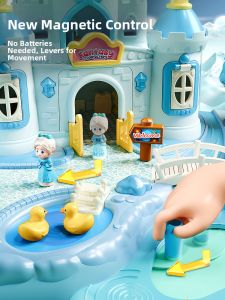 KAKABEIER | Princess Elsa Magnetic Castle Educational Blocks