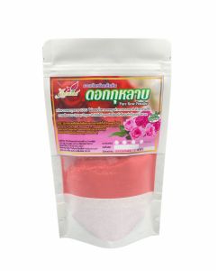 ผงกุหลาบ 50กรัม ผงกุหลาบสกัด ผงสเปรย์ดรายไร้สารกันเสีย