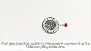 4813 Movement 3 Hands Mechanical Watch Date 3H 21600 BPH for Nanning Version Ultra-Thin Automatic Watchmaker Repair Parts